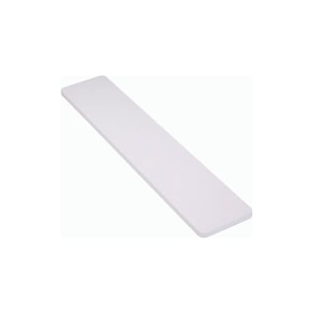 Global Equipment Shelf W/ Laminate Square Edge, 48"W x 12"D, White 651427